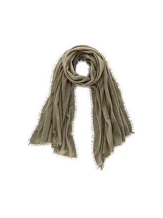 MOULETA | Châle en cachemire | olive